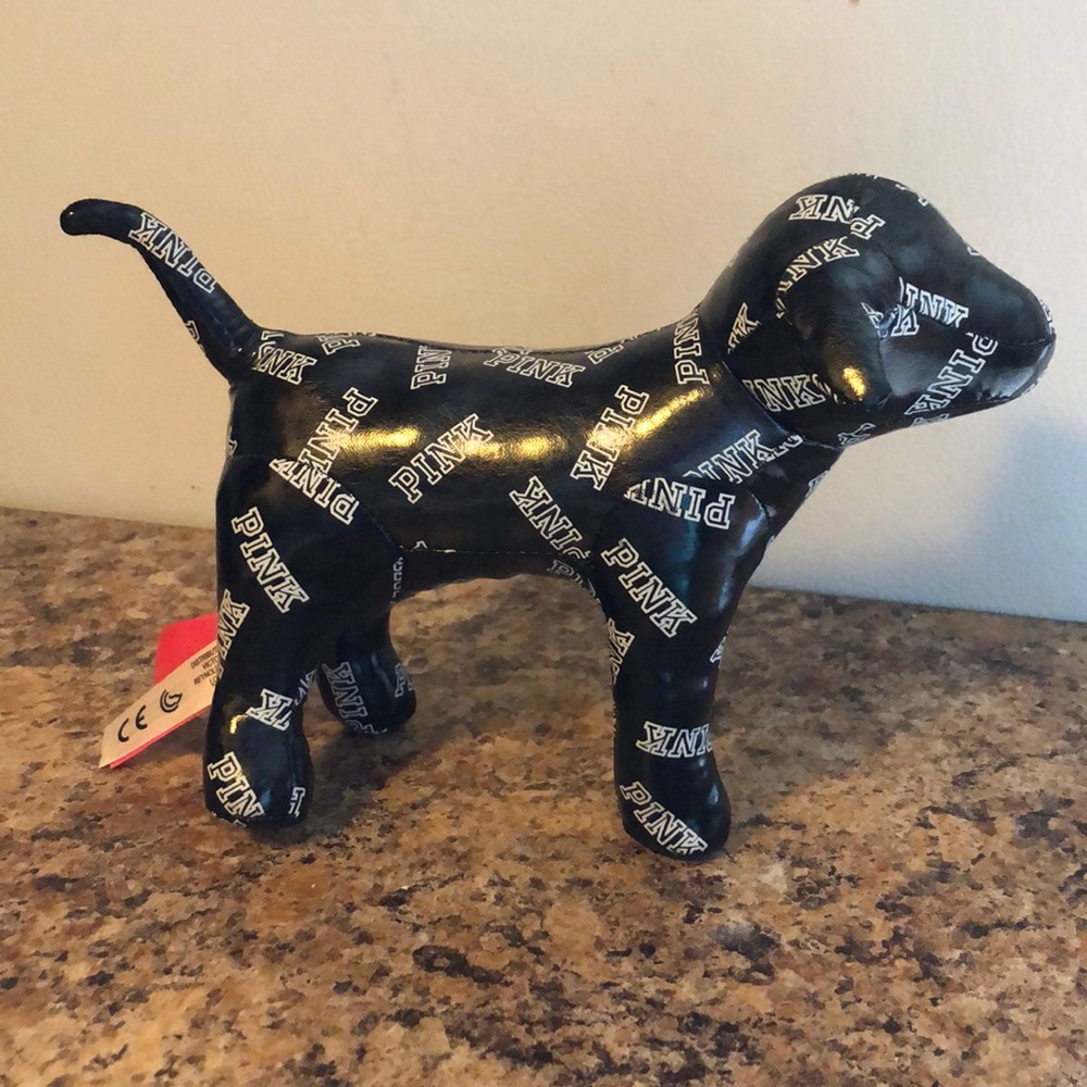 PINK Victoria’s Secret black decoration dog